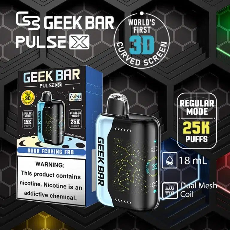 【特惠購買5送1】GEEK BAR Puls X 星空系列25000抽 3D 弧面工藝美學絲滑入喉不刺辣50mg 強效尼古丁鹽極致握感不沾指紋 台灣現貨:圖片 2