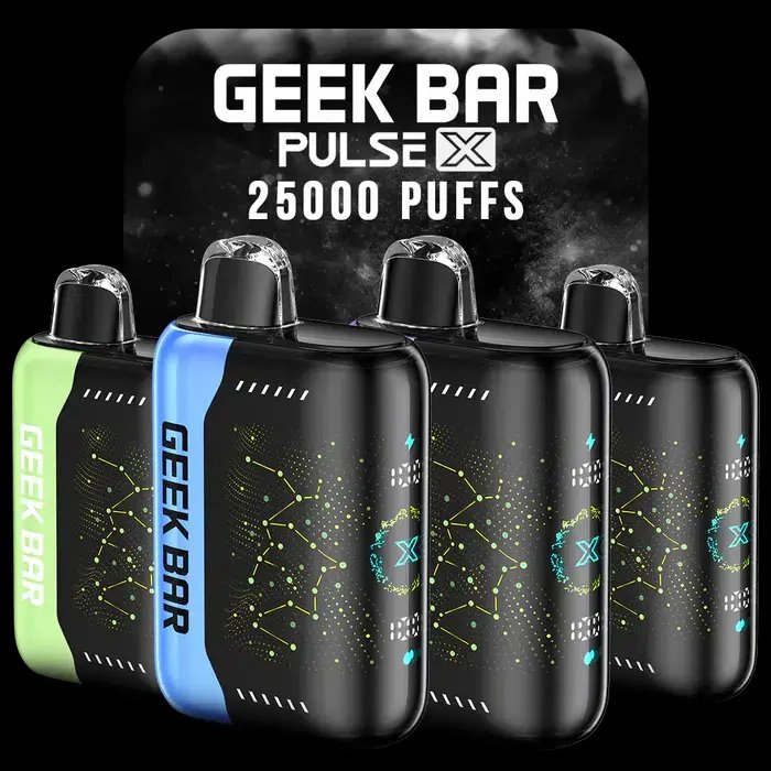 【特惠購買5送1】GEEK BAR Puls X 星空系列25000抽 3D 弧面工藝美學絲滑入喉不刺辣50mg 強效尼古丁鹽極致握感不沾指紋 台灣現貨:圖片 3