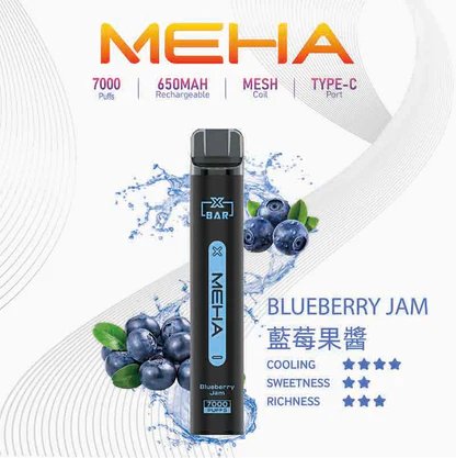 MEHA 魅嗨小黑條 7000抽 告別頻繁換彈 650mAh電力核心支援快充 極強冰爽系列 每一口都清新舒暢 3% 黃金配方綻放極致滿足感 台灣現貨秒發:圖片 17